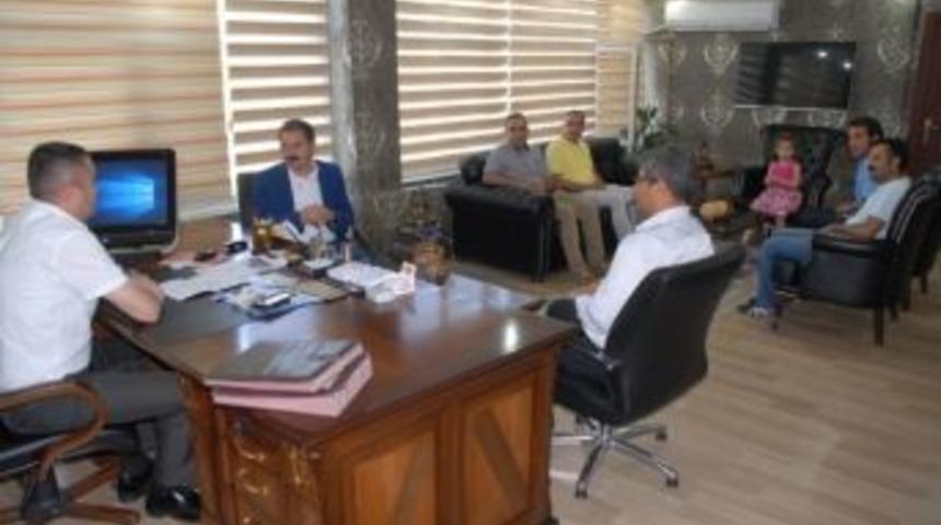 M&uuml;d&uuml;r Ceylani&rsquo;den Kaymakam Sarı&rsquo;ya Ziyaret