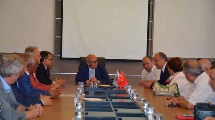 Ram Trakya Belediyeler Birliği Ekibi Başkan Eşkinat&rsquo;ı Ziyaret Etti