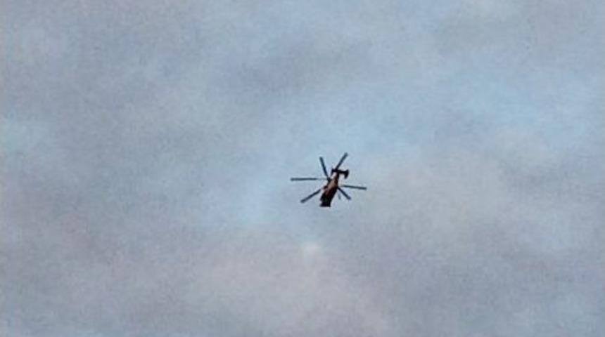 Helikopter Paniğe Sebep Oldu