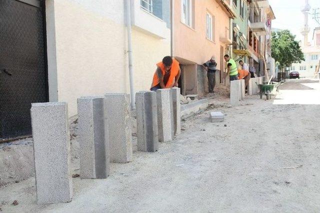 Odunpazarı Belediyesi Üst Yapı Çalışmalarına Devam Ediyor