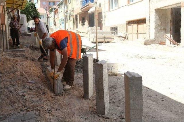 Odunpazarı Belediyesi Üst Yapı Çalışmalarına Devam Ediyor