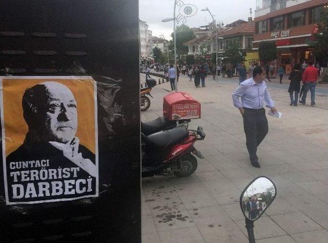 Bolu’da Fethullah Gülen’e Posterli Tepki