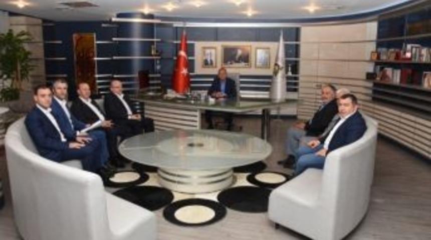 Başkan Keleş, Saray Talebe Yurdu Yetkililerini Konuk Etti