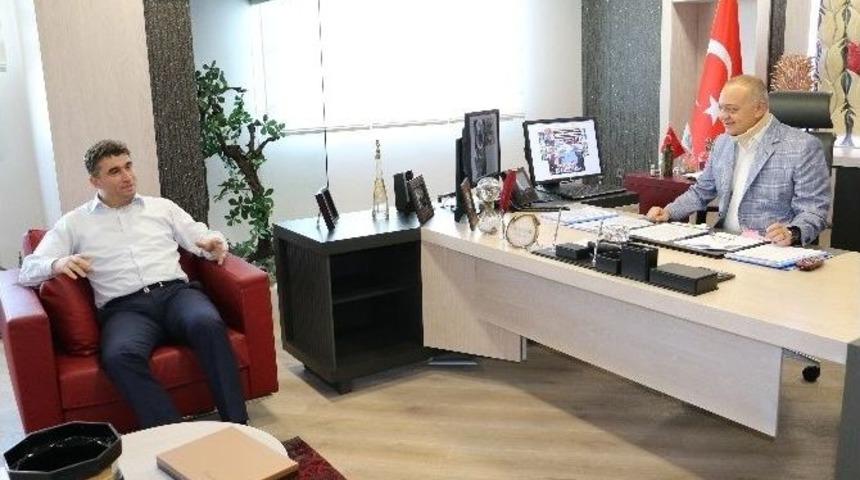 Tosun&rsquo;dan Başkan Erg&uuml;n&rsquo;e Ziyaret
