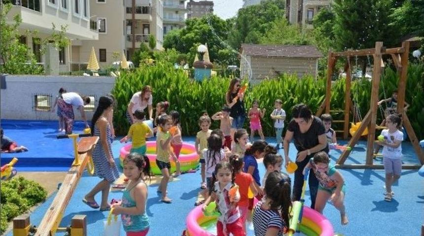 Konyaaltı Belediyesi Kreşinde Su Savaşı