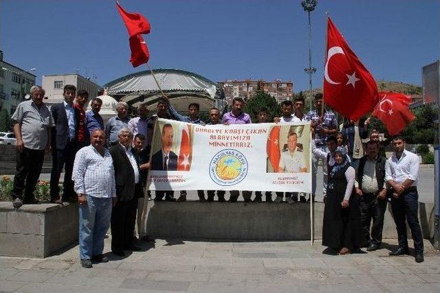 Hacıilyas Köylülerinden Demokrasiya Sahip Çıkan Yozgat’ta Kurum Temsilcilerine Plaket