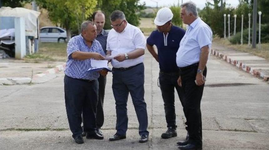 Kesimoğlu Arıtma Tesisinde İncelemelerde Bulundu