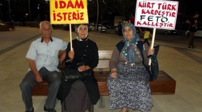 Şehit Aileleri Ve Gazilerden Darbe Girişimine Tepki