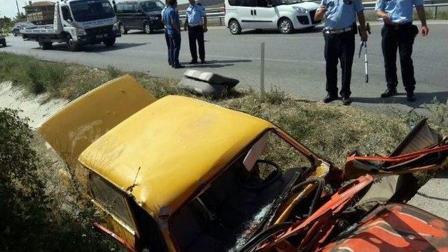 Çorum’da Trafik Kazası : 1 Ölü