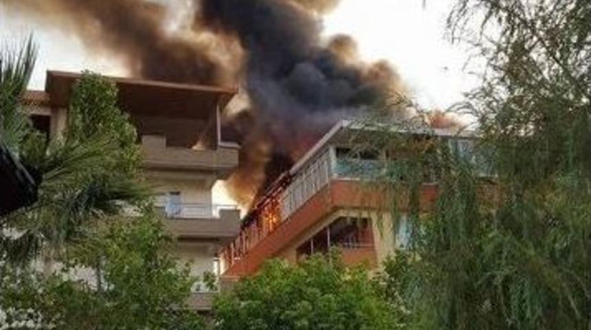 Soma&rsquo;da Korkutan Yangın