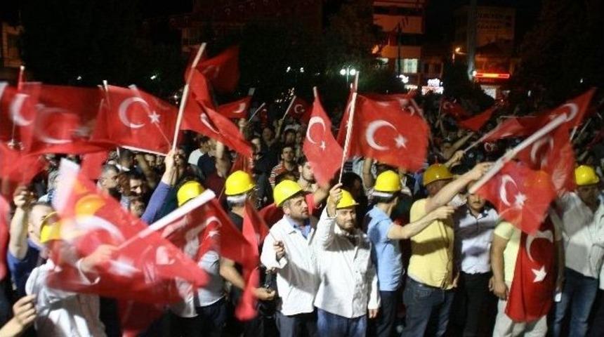 Demokrasi N&ouml;betinde Devrekliler Tek Y&uuml;rek, Tek V&uuml;cut Oldular