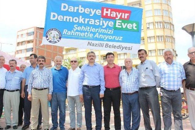 Nazilli’de Demokrasi Lokması