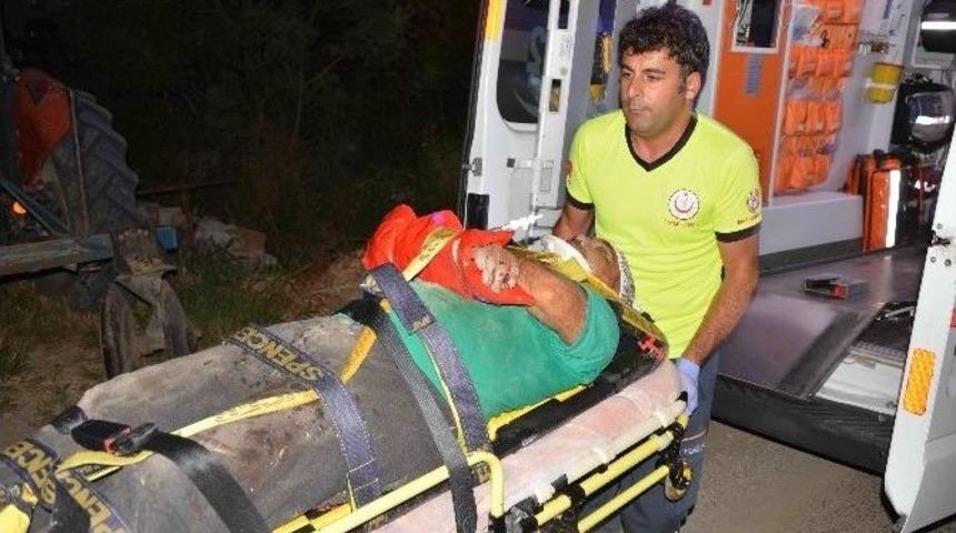 Ortaca&rsquo;da Trakt&ouml;r, Bisiklete &Ccedil;arptı; 1 Yaralı