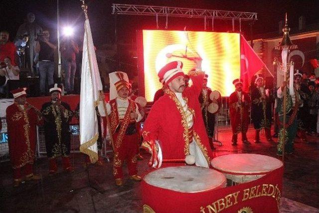 Kilis’te Demokrasi Nöbetinde Mehterli Gösteri