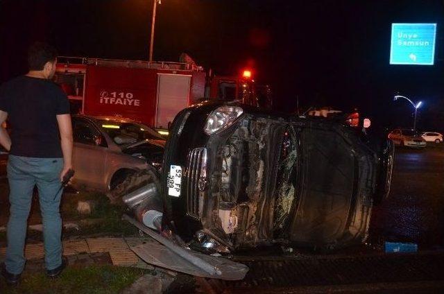 Fatsa’da Trafik Kazası: 3 Yaralı 1