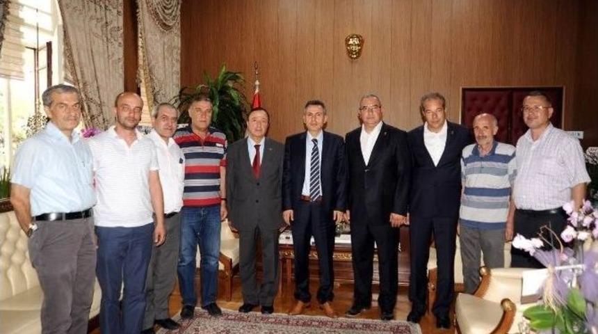 Bilecik Esnaf Ve Sanatkarlar Odaları Birliği&rsquo;nden Vali Elban&rsquo;a Ziyaret