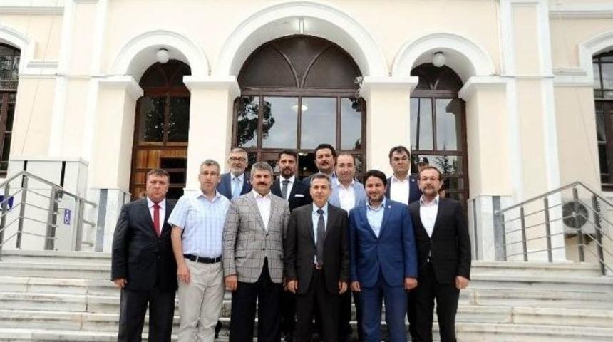 Vali Elban’a, Eskişehir’in İlçe Belediye Başkanlarından Ziyaret