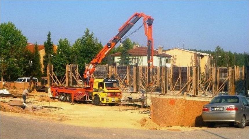 Bilecik&rsquo;te &Ccedil;arşı Polis Merkezi Amirliği Yeni Binasının Yapım &Ccedil;alışmaları S&uuml;r&uuml;yor