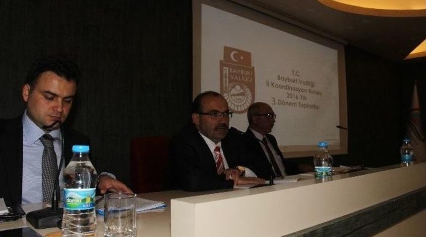 Bayburt İl Koordinasyon Kurulu Toplantısı Yapıldı