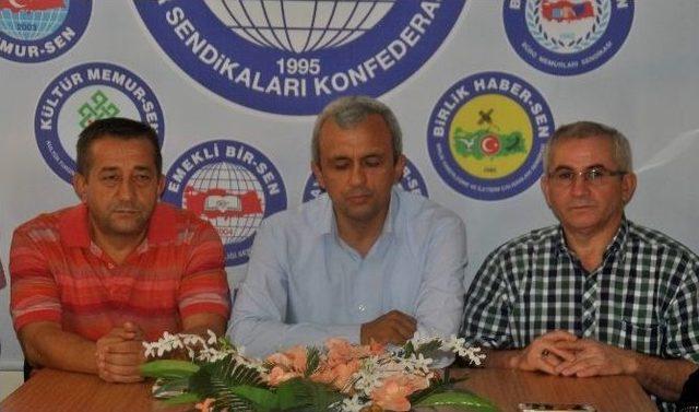 Aydın Memur Sen Darbecileri Kınadı