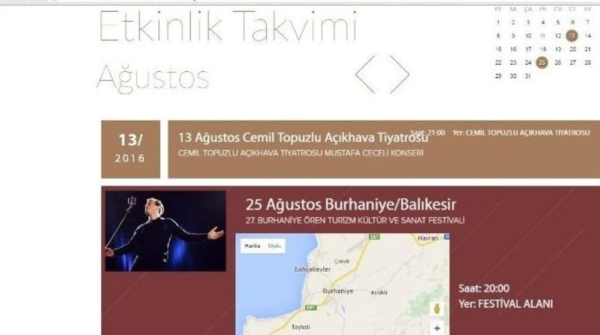 Burhaniye&rsquo;de Festival Ceceli Konseri İle Start Alacak