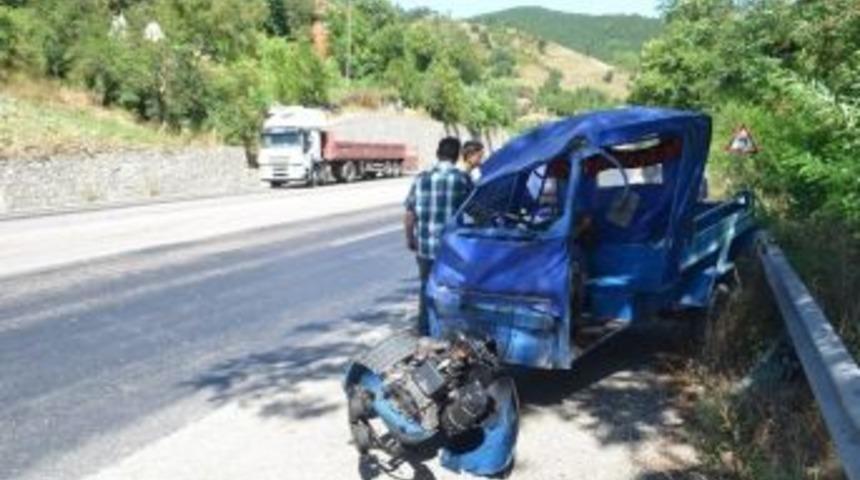 Zonguldak&rsquo;ta Pat Pat Kazası: 1 Yaralı