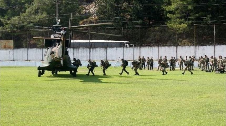 Marmaris&rsquo;te Kritik B&ouml;lgelere 350 Komando Sevk Ediliyor