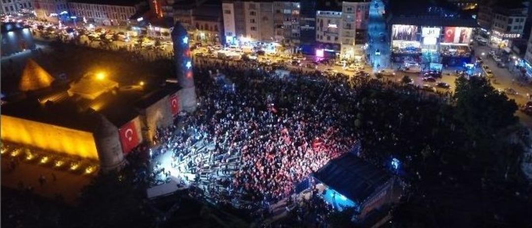 Erzurum&rsquo;da Demokrasi N&ouml;betinde 7. G&uuml;n