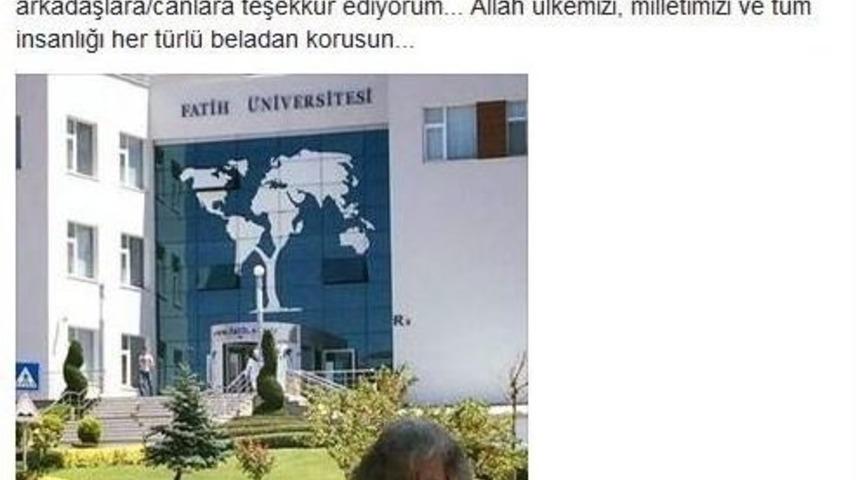 Fatih &Uuml;niversitesi Rekt&ouml;r&uuml; İstifa Etti