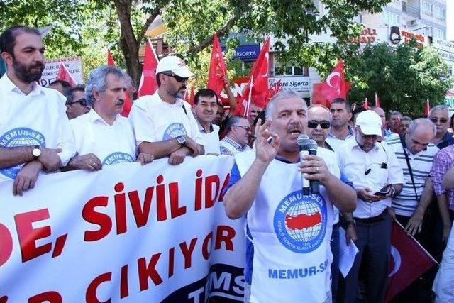 Memur-sen Bütün Üyeleriyle Meydanlarda