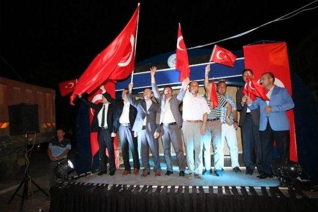 Bakan Yardımcısı Beyşehir’de Demokrasi Nöbetinde