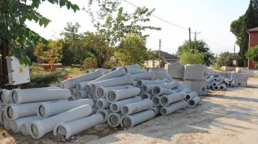 Caberkamara Mahallesine 5 Bin Metre Kanalizasyon Hattı