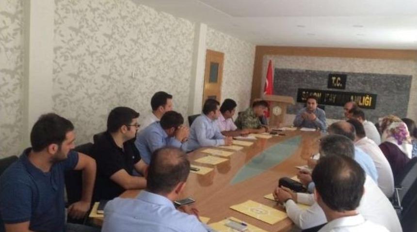 Sason&rsquo;da Yapılan İdare Toplantısında Fet&ouml; Ele Alındı