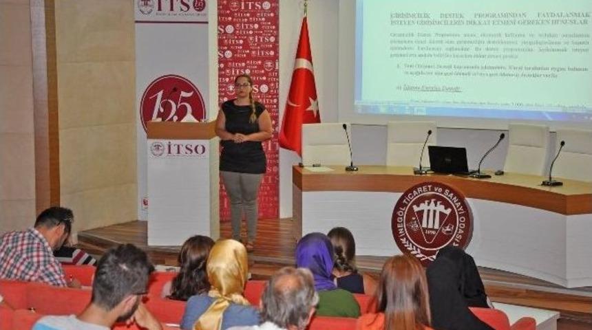 İtso&rsquo;dan 30 Kursiyere Girişimcilik Eğitimi