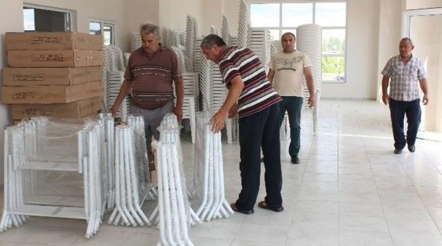 Alaşehir&rsquo;de D&uuml;ğ&uuml;n Salonlarının Eksikleri Tamamlanıyor