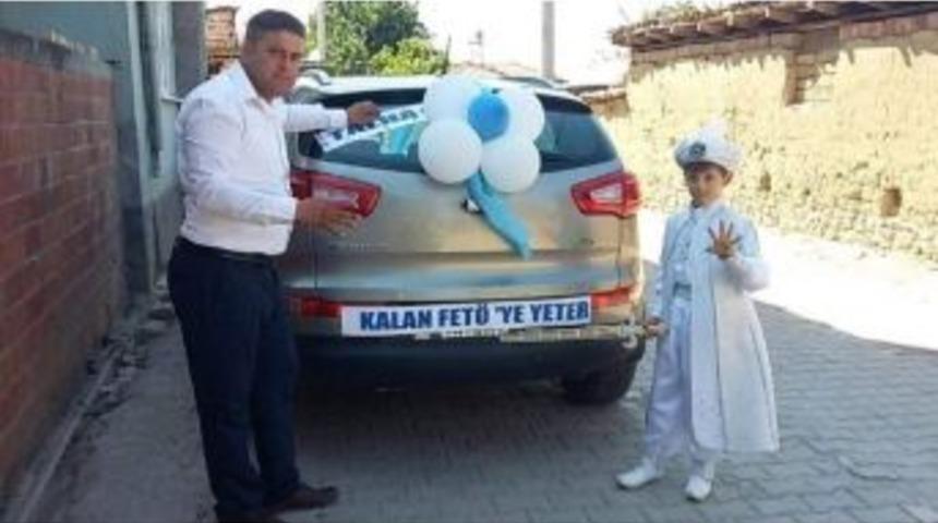 S&uuml;nnet Arabasında İlgin&ccedil; Yazı