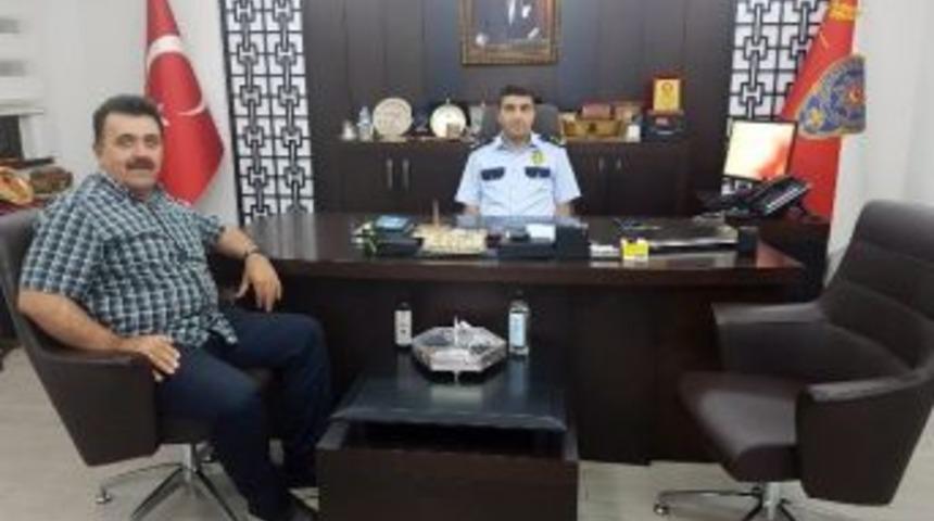Babat Aşiret Liderinden Emniyet M&uuml;d&uuml;r&uuml; &Ccedil;etiner&rsquo;e Ziyaret