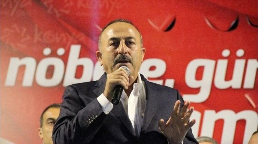 Bakan &Ccedil;avuşoğlu, Konya&rsquo;da Demokrasi N&ouml;betine Katıldı