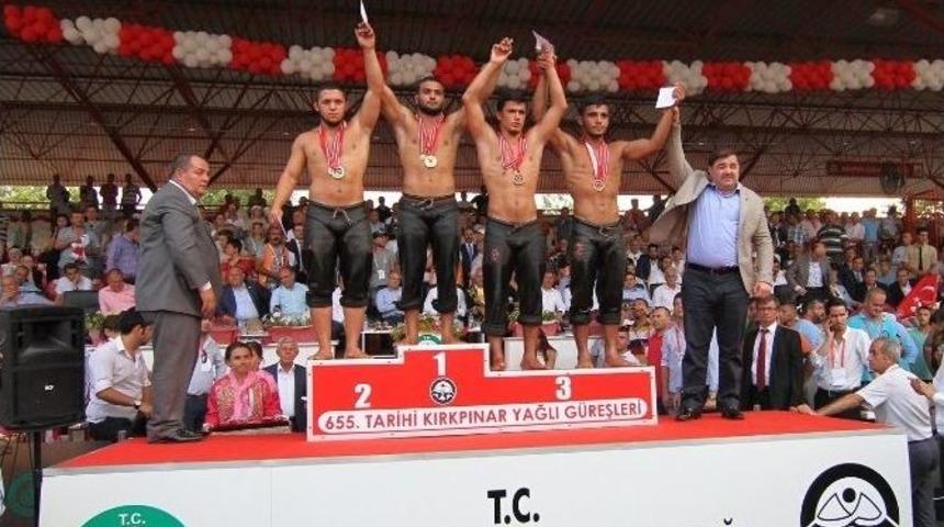 B&uuml;y&uuml;kşehirli Pehlivanlar,kırkpınar&rsquo;dan &Uuml;&ccedil; Madalya &Ccedil;ıkardı