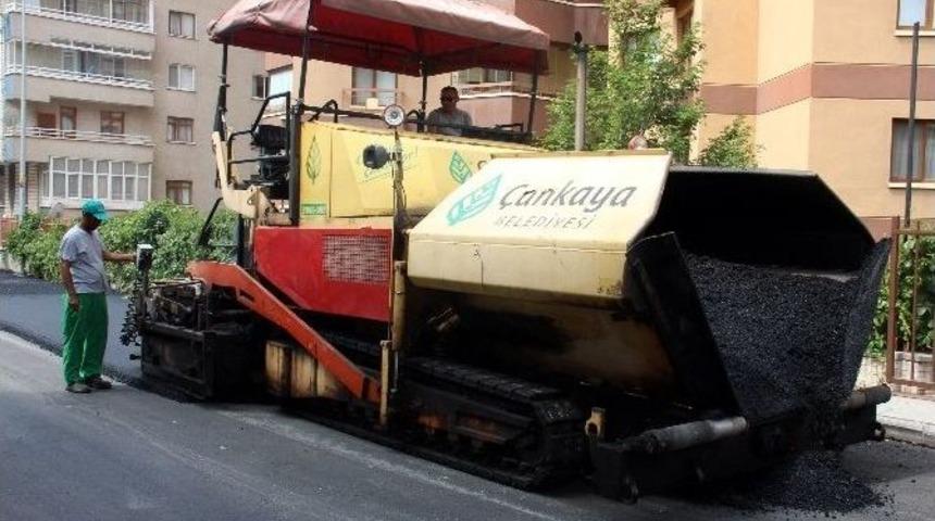 &Ccedil;ankaya Belediyesi, Asfalt &Ccedil;alışmalarına Hız Verdi