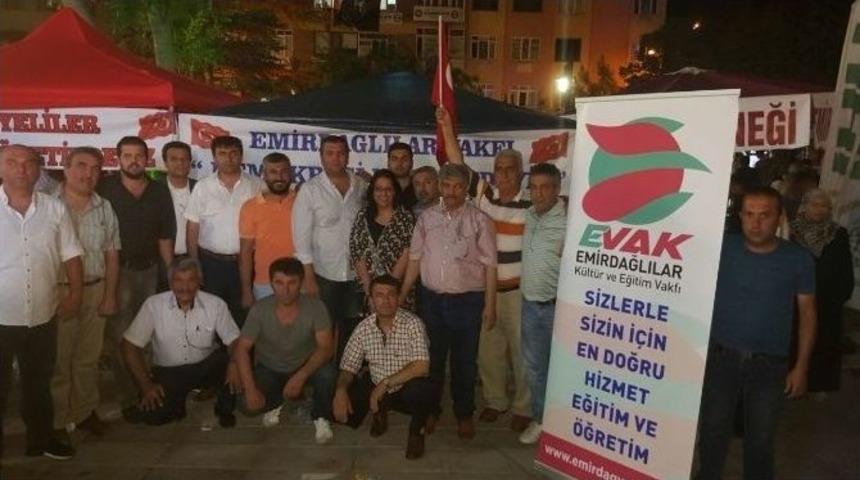 Emirdağlılar&rsquo;dan Demokrasi N&ouml;beti
