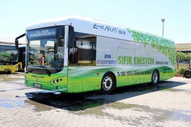 Büyükşehirin Elektrikli Otobüsü Hizmete Başladı