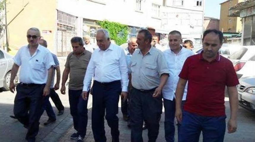 Eski Bakan Murat Başesgioğlu, Yaralıları Ziyaret Etti