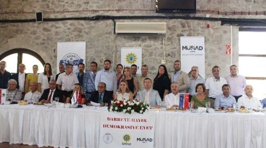 İş D&uuml;nyasından Darbeye Karşı Ortak Tavır