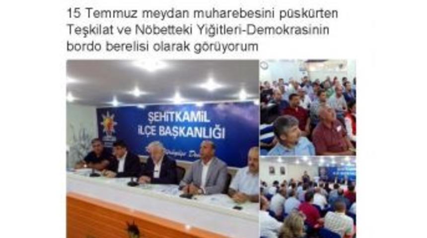 Milletvekili Uzer&rsquo;den Bordo Bereli Benzetmesi