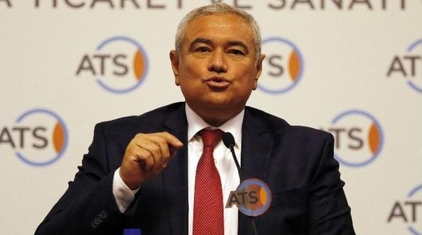Atso Başkanı &Ccedil;etin: "antalya&rsquo;nın Ekonomik G&ouml;stergeleri D&uuml;ş&uuml;şte"
