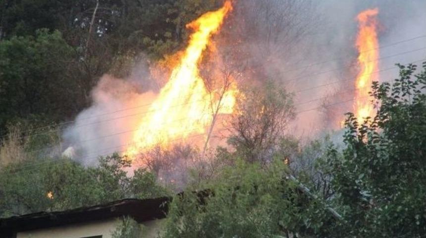 Mudurnu&rsquo;da Orman Yangını