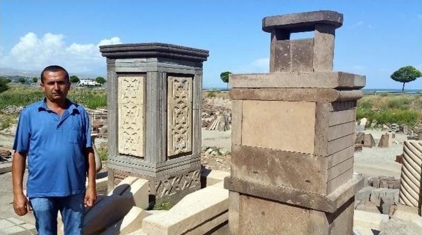 Ahlat&rsquo;ta İşlemeli Mezar Taşlarına B&uuml;y&uuml;k İlgi
