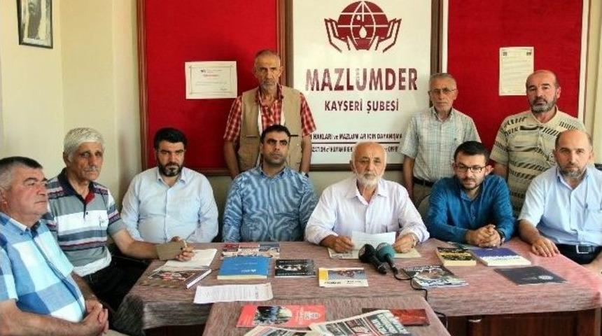 Mazlumder Kayseri Şube Başkanı Ahmet Taş:
