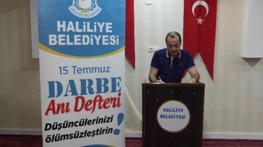 Şanlıurfalıların Darbe Anıları Kitaplaştırılıyor